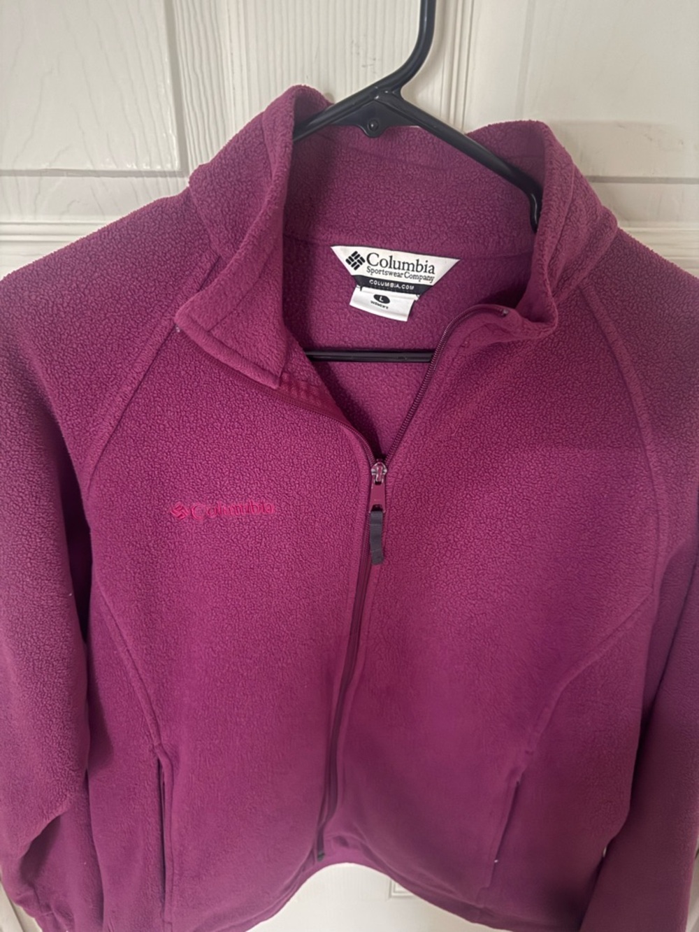 Columbia Women's Full-Zip Teddy Fleece Jacket - Plum